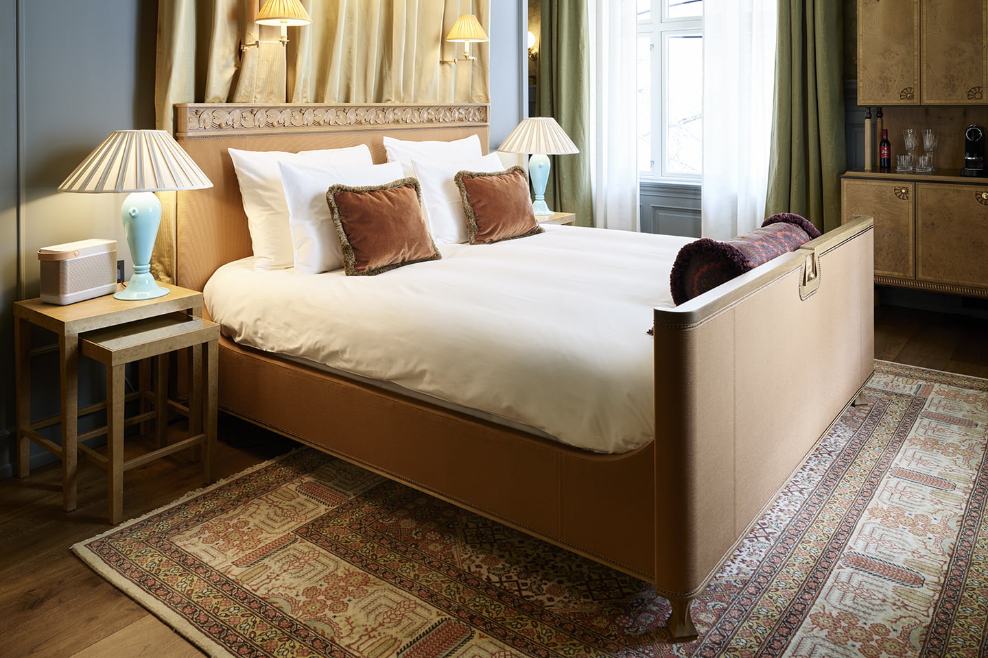 Bedroom in Villa Icognito with Svane mattress