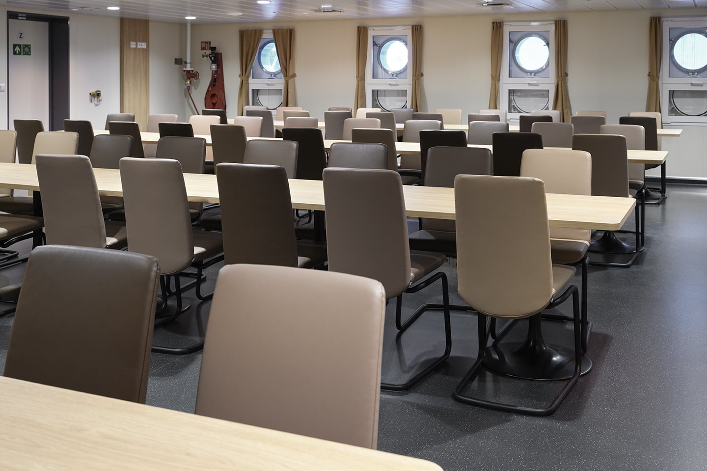 Stressless® dining in cantine room of KV Jan Mayen