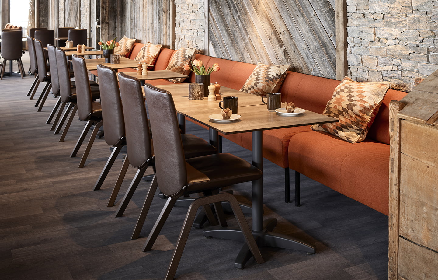 Stressless® dining chairs at Spidsbergseter