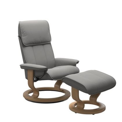 Stressless® Admilar recliner with classic base