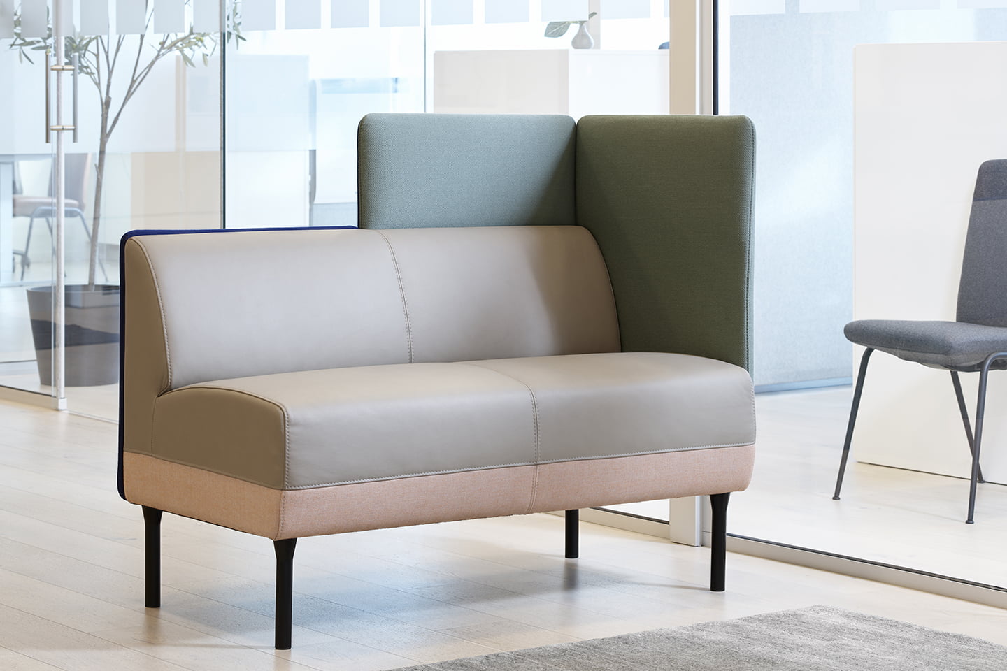 Ekornes Frende module sofa in three different colours