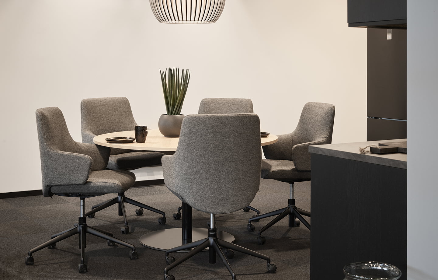 Stressless® dining chairs in a cantine room at RAM